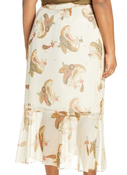 Vince Camuto Ruffle Midi Skirt - Picture 2 of 2